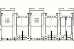 SA-2000 Sliding Room Dividers Illustration SA-2000 Sliding Room Dividers Illustration