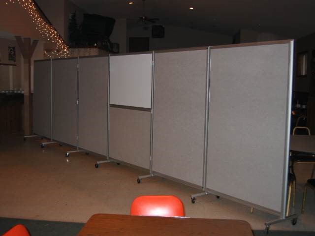 Sliding Room Dividers Panel Systems Manufacturing Inc - Folding Room Divider Attached To Wall